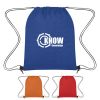 Heathered Non-Woven Cinch Up Drawstring Backpack