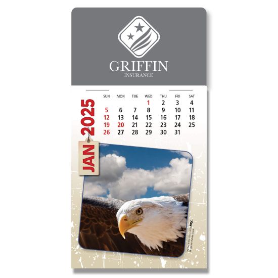 Peel-N-Stick® Americana Calendar Pad- Full Color