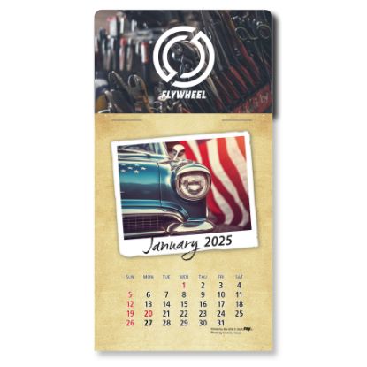 Peel-N-Stick® Classic Cars Calendar Pad- Full Color 