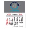 Adhesive Peel-N-Stick® - Rectangle Full Color  Calendar 