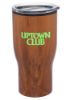 Promotional and Custom 28 oz. Challenger Travel Mugs with Wood Finish