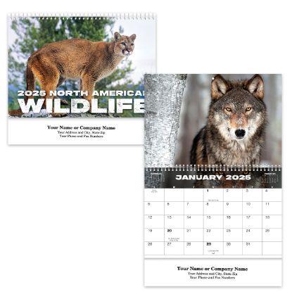 Wildlife Spiral Wall Calendar