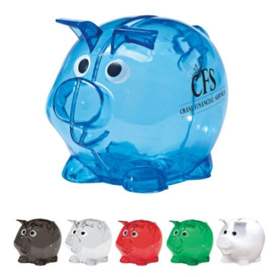 Mini Plastic Piggy Bank