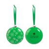 80MM Shatterproof Flat Ornament - Green