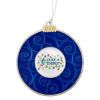 Round Bulb Holiday Ornaments - Blue