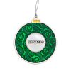 Round Bulb Holiday Ornaments - Green