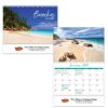 Full Color Beaches Spiral Wall Calendar