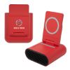 Duet Wireless Charger with Speaker & Phone Stand - Red