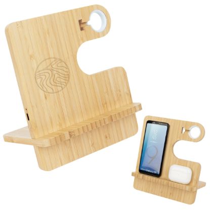 Bamboo Wireless Charging Station