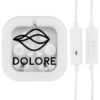 Type-C Earbuds With Microphone - White with White