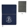 Heathered Linen Journal - Navy