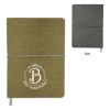 Heathered Linen Journal - Olive