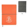 Heathered Linen Journal - Orange