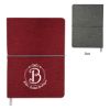 Heathered Linen Journal - Red