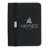 Contemporary Zippered Portfolio - Black