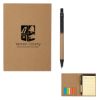 Meeting Mate Notebook With Pen And Sticky Flags - Natural