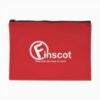 Non-woven Document Sleeve With Zipper - Red