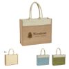 Jute Tote Bag With Front Pocket