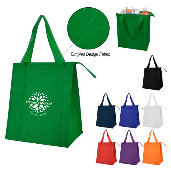 Dimples Non-woven Cooler Tote Bag