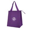 Dimples Non-woven Cooler Tote Bag - Purple