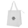 Dimples Non-woven Cooler Tote Bag - White