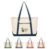 Large Cotton Canvas Sailing Tote Bag