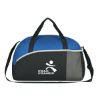 Executive Suite Duffel Bag - Black with Royal Blue