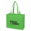 Matte Laminated Non-woven Shopper Tote Bag - Kelly Green