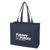 Matte Laminated Non-woven Shopper Tote Bag - Navy