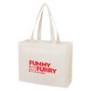 Matte Laminated Non-woven Shopper Tote Bag - White