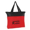 Non-woven Zippered Tote Bag - Red