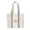 Quatre Wine Bottle Tote Bag - Gray