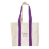 Quatre Wine Bottle Tote Bag - Purple