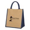 Escape Jute Tote Bag - Blue