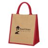 Escape Jute Tote Bag - Red