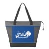 Mega Shopping Cooler Tote Bag - Royal Blue with Gray and Black Trim