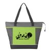 Mega Shopping Cooler Tote Bag - Lime with Gray and Black Trim