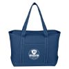 Large Cotton Canvas Yacht Tote Bag - Royal Blue