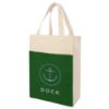 Co-op Canvas Shopper Tote Bag - Natural with Green