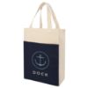 Co-op Canvas Shopper Tote Bag - Natural with Navy