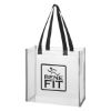 Reflective Shopper Clear Reflective Tote Bag - Clear