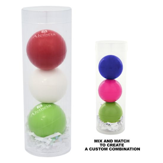 3-piece Lip Moisturizer Ball Tube Gift Set