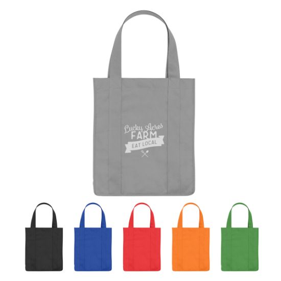 100 Gsm Non-woven Shopper Tote Bag With 100% Rpet Material