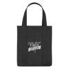 100 Gsm Non-woven Shopper Tote Bag With 100% Rpet Material - Black