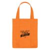 100 Gsm Non-woven Shopper Tote Bag With 100% Rpet Material - Orange