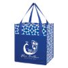 Geometric Non-woven Shopping Tote Bag - Royal Blue