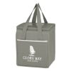 Wave Design Non-woven Cooler Lunch Bag - Gray