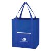 Wave Design Non-woven Shopper Tote Bag - Royal Blue