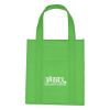 Matte Laminated Non-woven Shopper Tote Bag - Lime Green