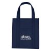 Matte Laminated Non-woven Shopper Tote Bag - Navy